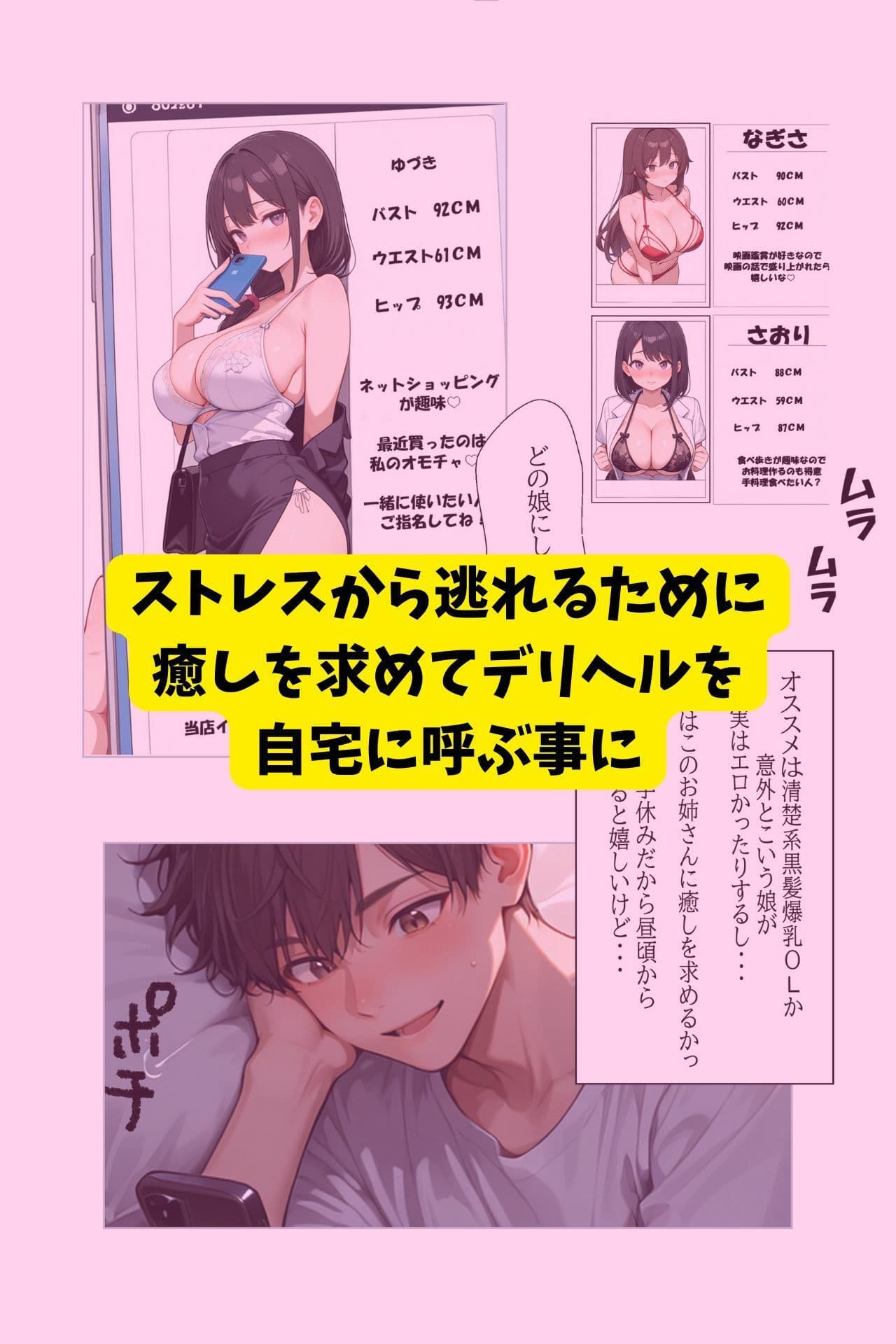 姉に内緒のデリヘルデビュー  黒髪巨乳現役JKを初日に俺のチンポで即メス堕ちさせた サンプル 2
