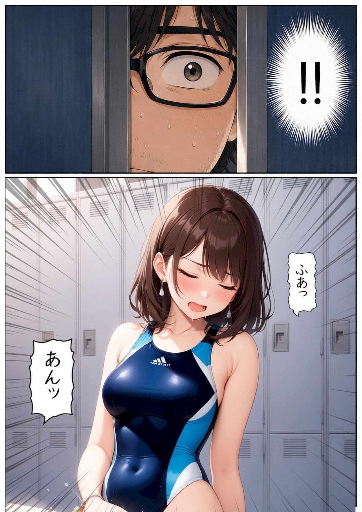 競泳水着は着たままがいい！！ サンプル 3