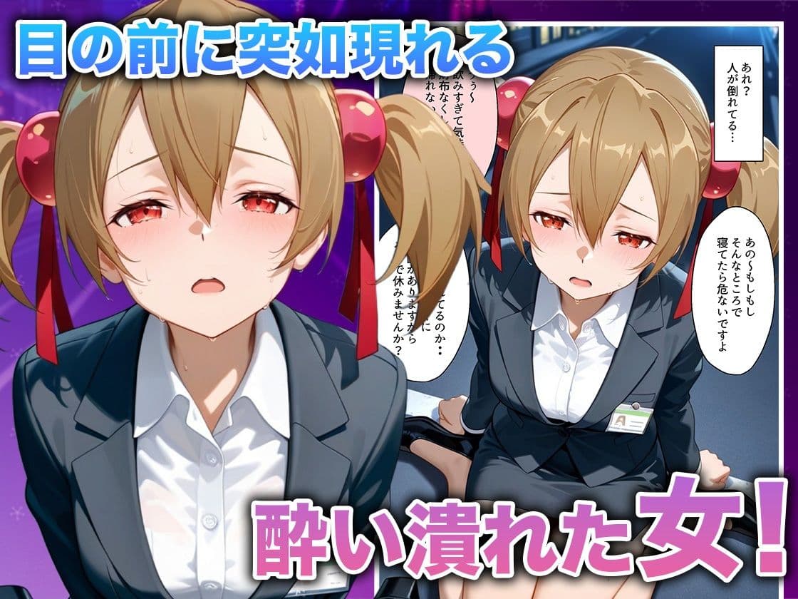 酔いつぶれた女を助けたらお礼に朝までセックスさせてくれた wwww  シ〇カ編 サンプル 2