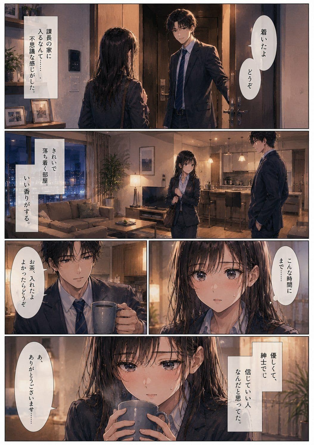 終電を逃した夜、彼女は上司の家に泊まった ―帰れない理由― サンプル 3