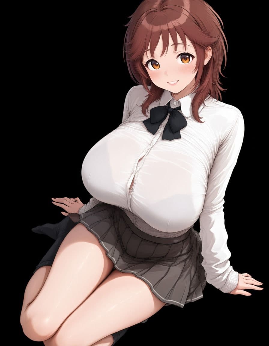 【ボリューム大】爆乳アマガミヒロインの淫乱すぎる放課後・・・ サンプル 1