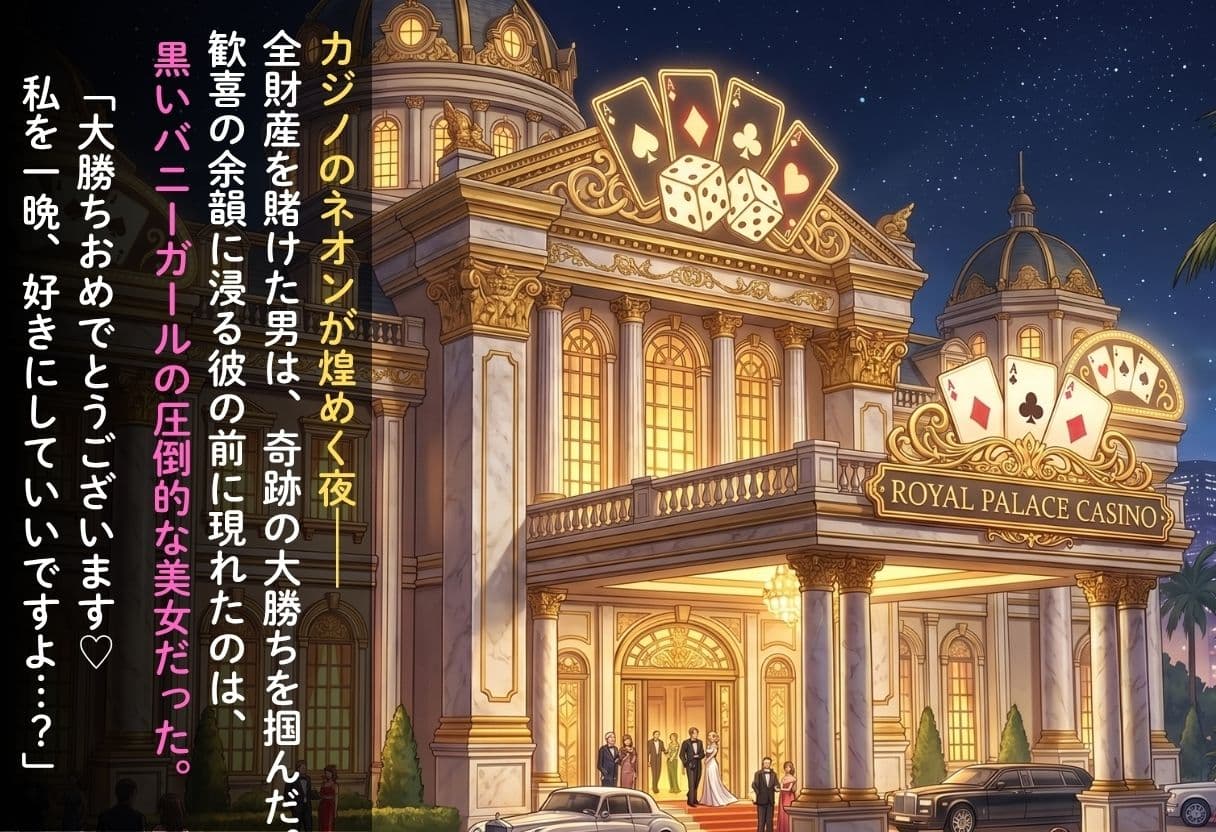 カジノで大勝利！VIP専用 バニーガールを朝までハメまくる話  SA〇編 サンプル 1