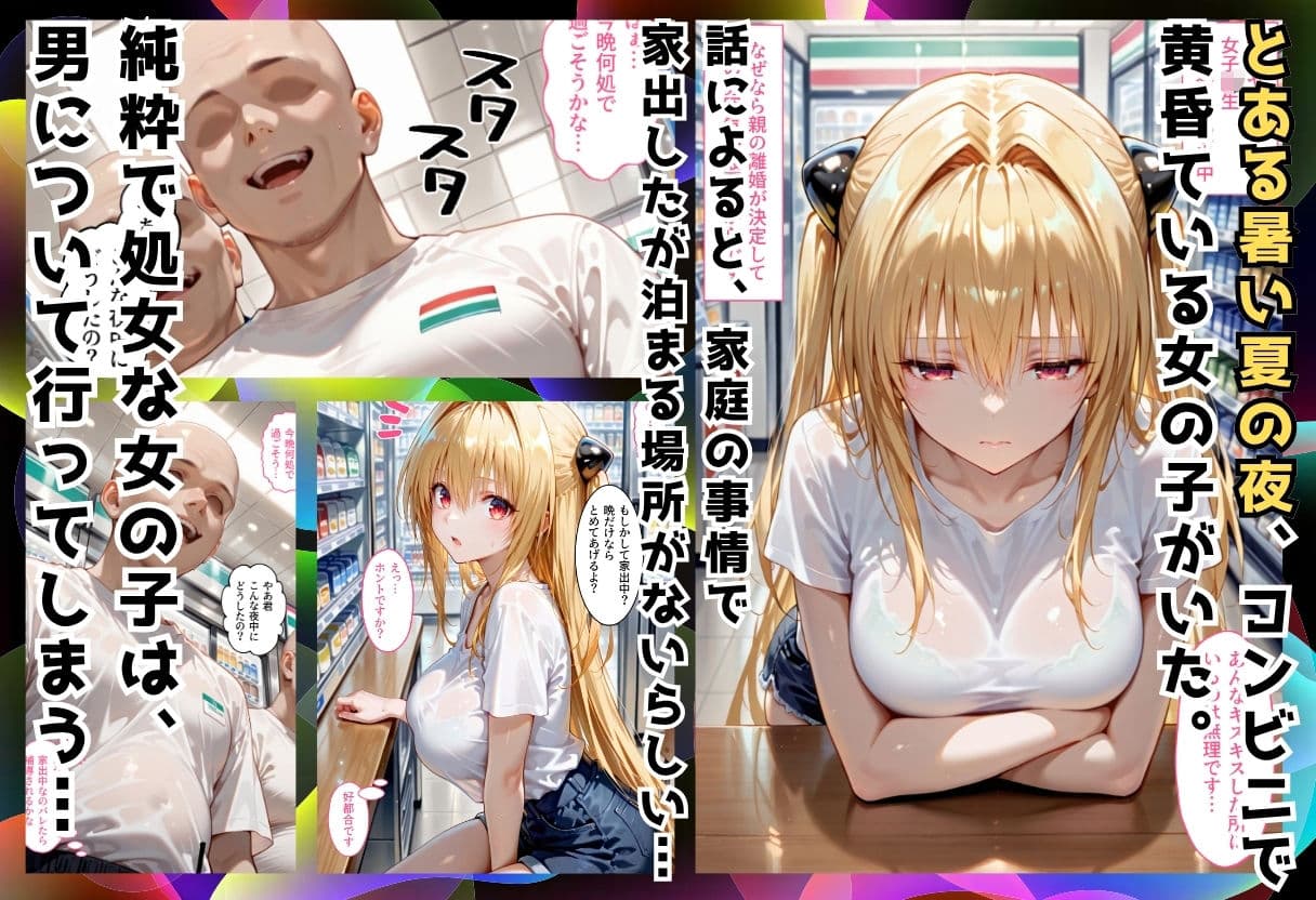 夏の夜に拾った家出処女が狂うまで堕ちた件  金〇のヤミ編 サンプル 1