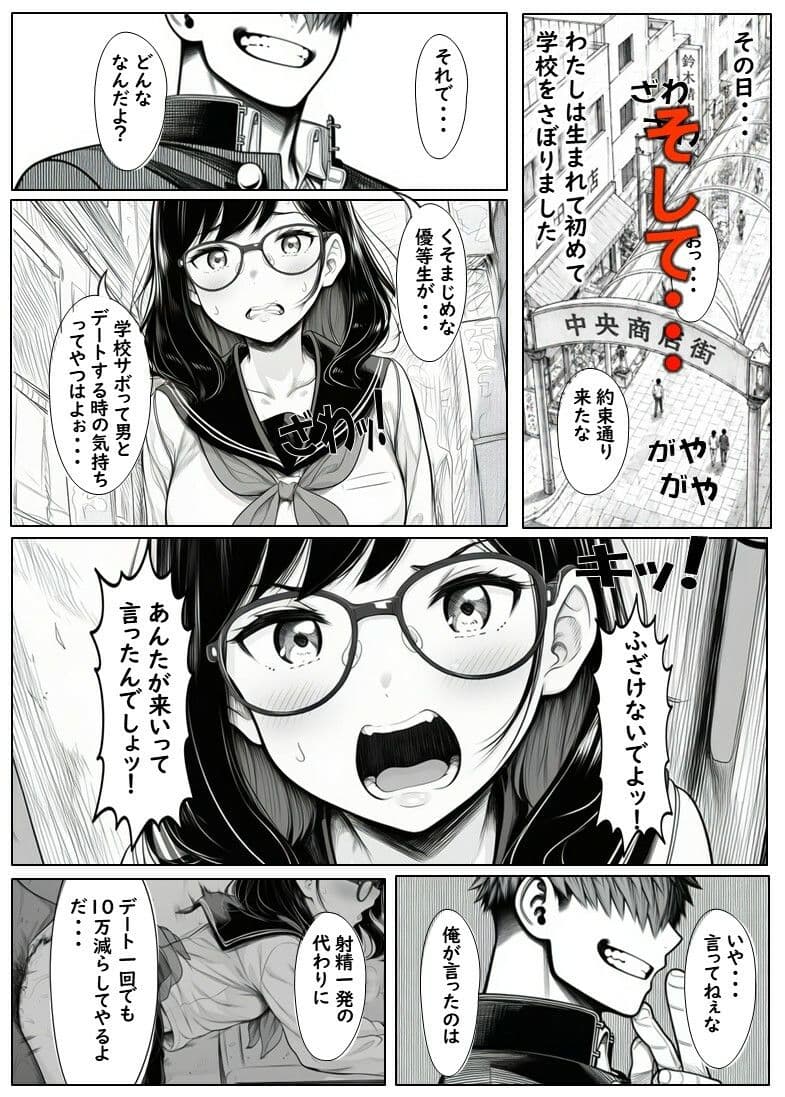 変えられていく手塚さん  第二話  大好きな彼のためDQRにNTRされるJ×2 サンプル 5