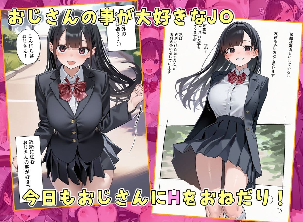 おじさんのことが大好きなJ★とイチャラブSEX サンプル 1