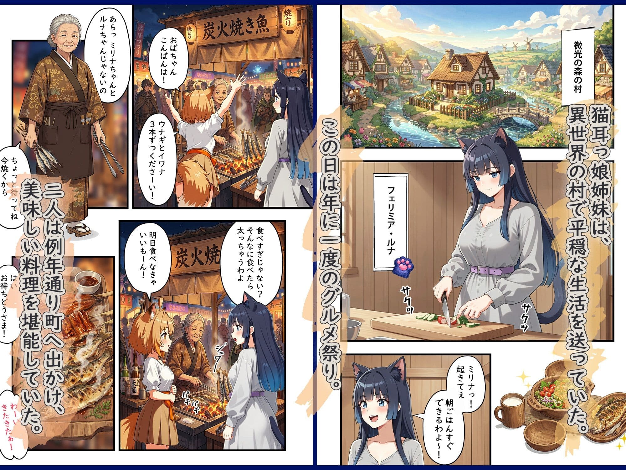 異世界奴●猫耳っ娘姉妹の救済 〜私も性奴●だけど、お姉ちゃんだけは救い出してみせる。〜 サンプル 1