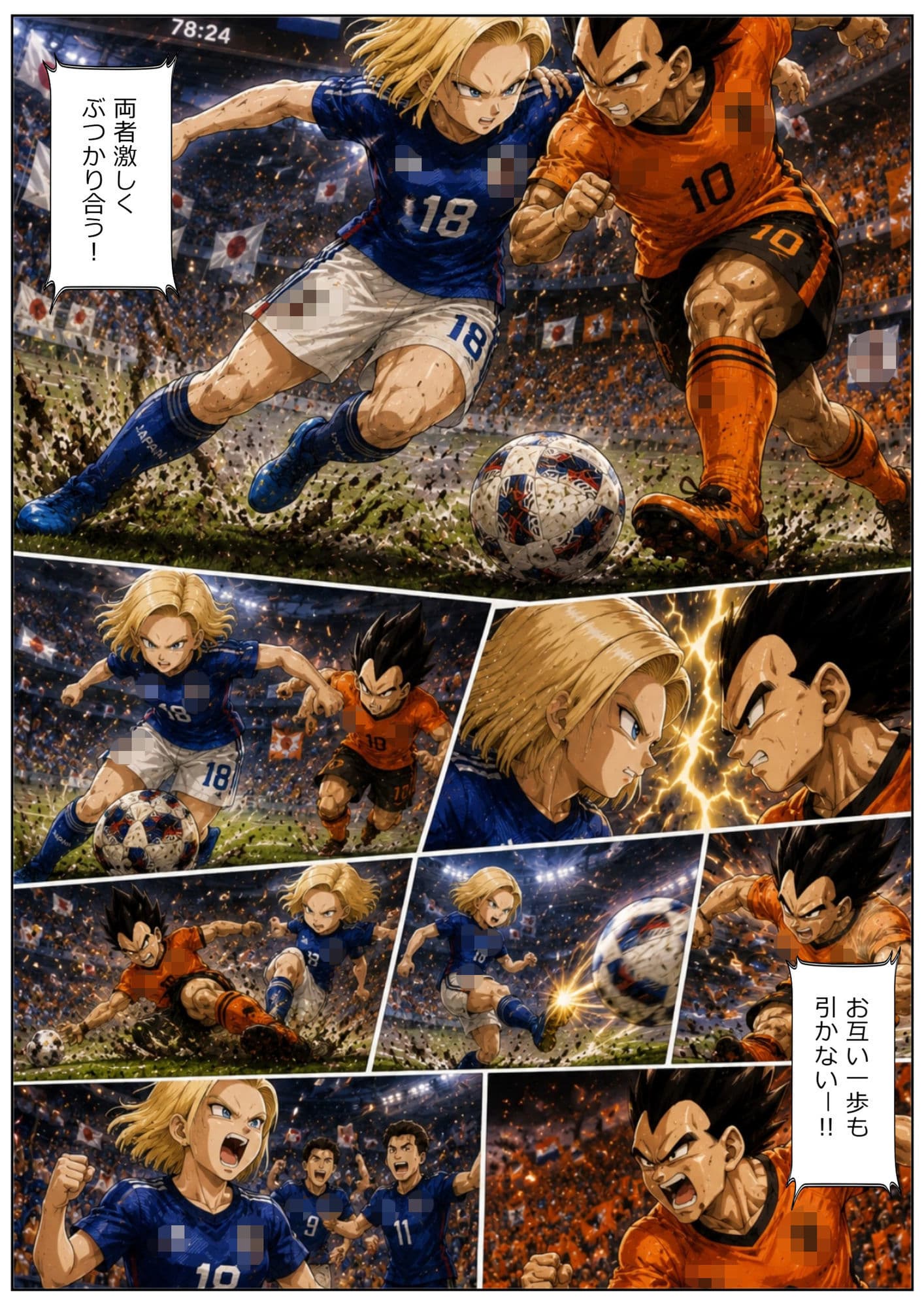 【44枚】18号×ベジータ/W祭典の禁断ロッカールームで即ハメ!プライドを賭けた汗だく生セックス サンプル 3