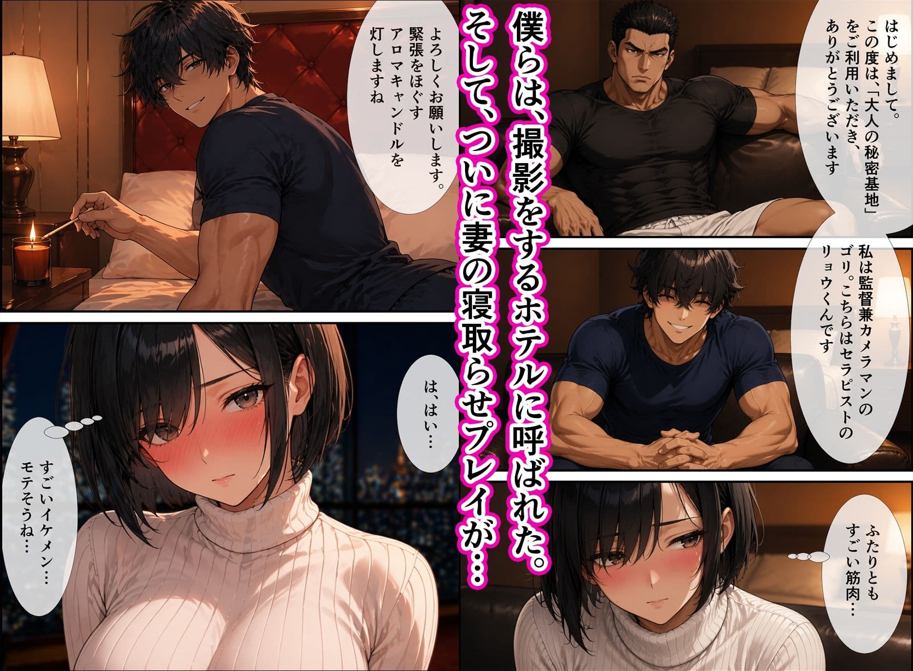 愛する妻を寝取らせ企画AVに出演させたらあまりの淫乱痴女ぶりで名作AVになってしまった件 サンプル 4