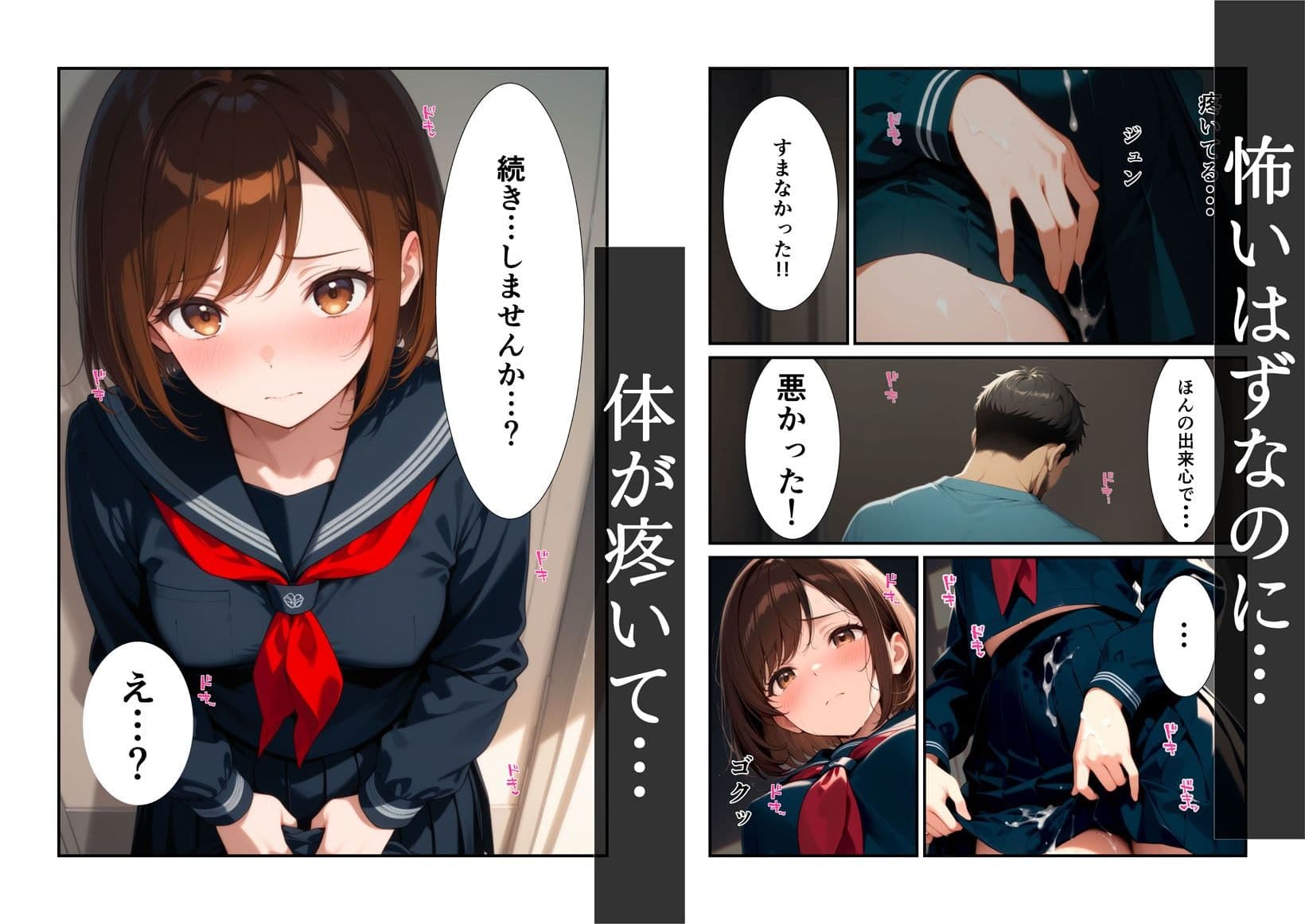隣のおじさんと生えっち サンプル 3