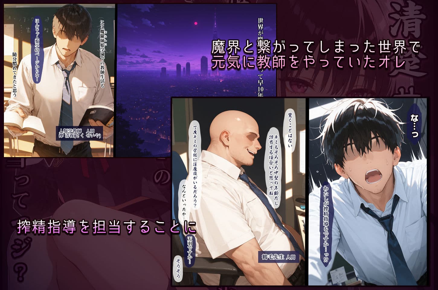 清楚サキュバス 世界が魔界と繋がって早10年 オレが教え子の搾精指導担当ってマジ？ サンプル 2