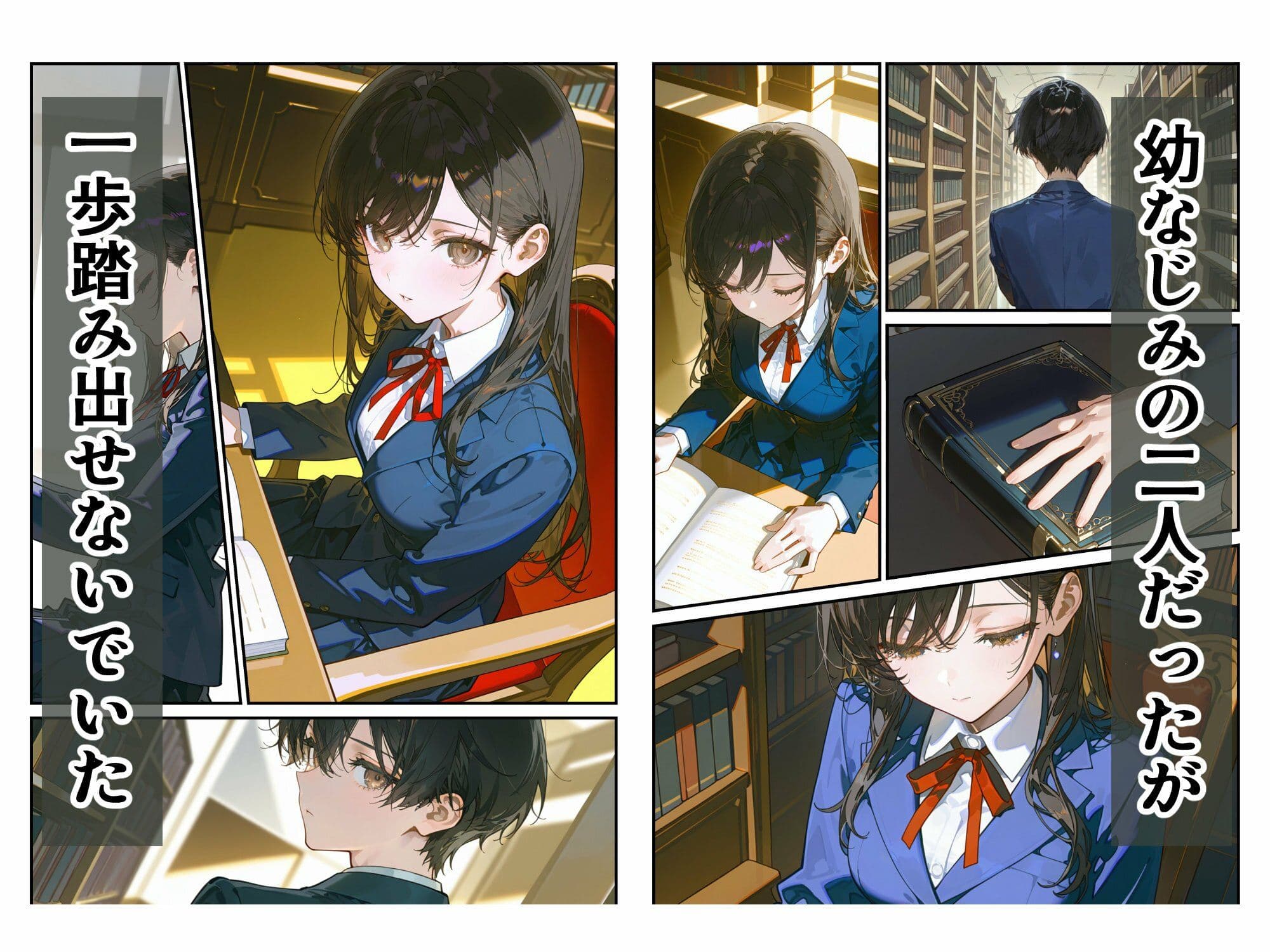 白石伶那『黄昏の図書室』 サンプル 1