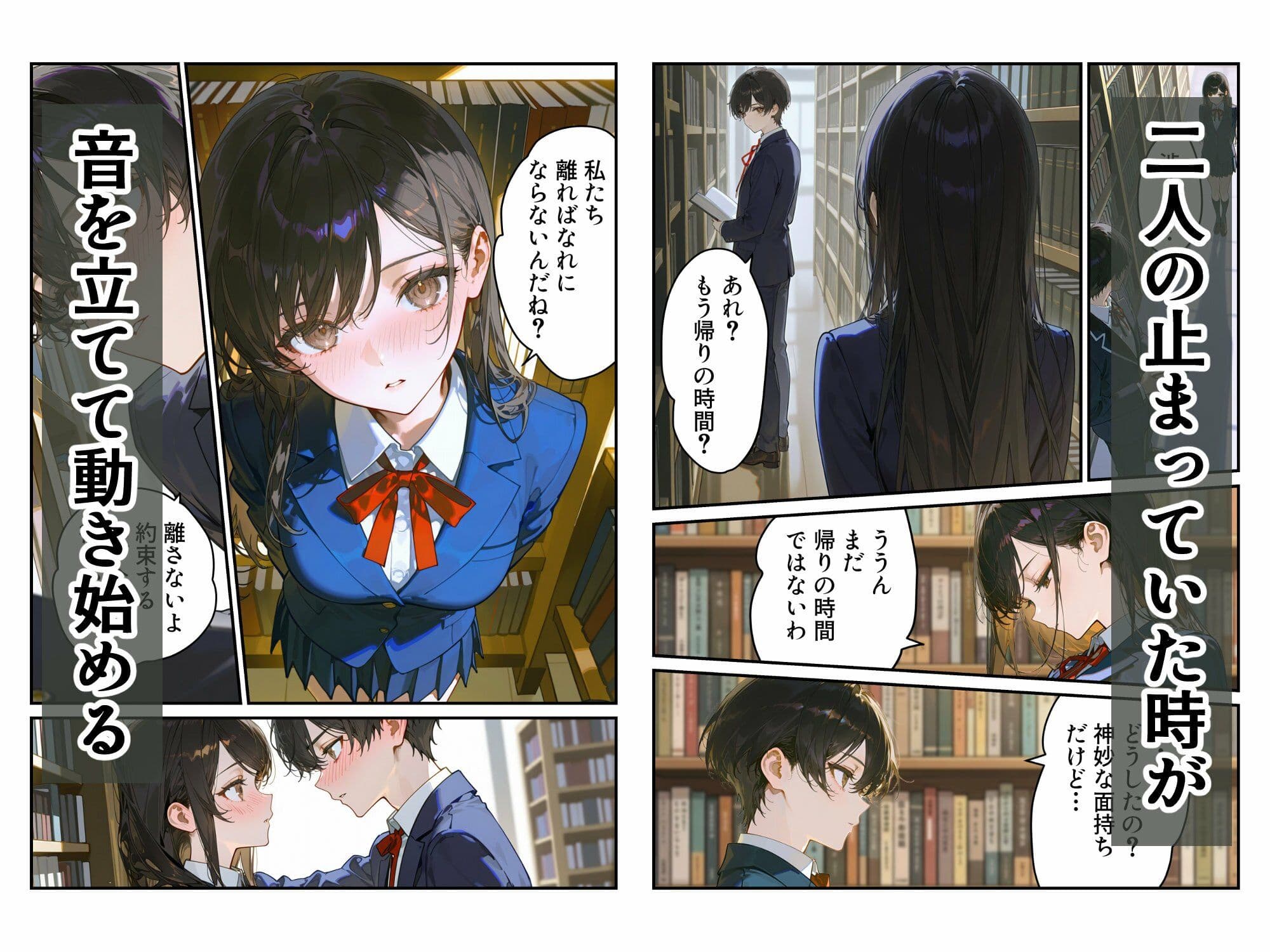 白石伶那『黄昏の図書室』 サンプル 5