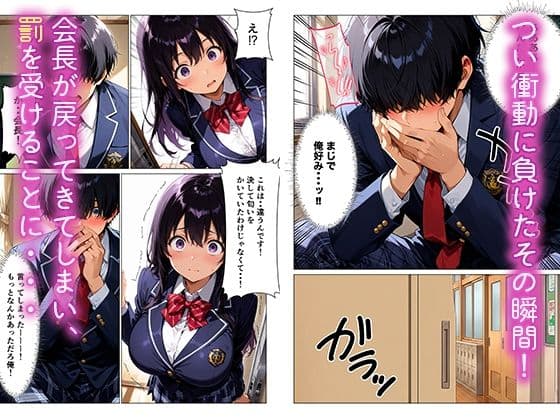 【処女喪失】完璧生徒会長のH練習台。煽って理性崩壊！中出しイキ狂い サンプル 3
