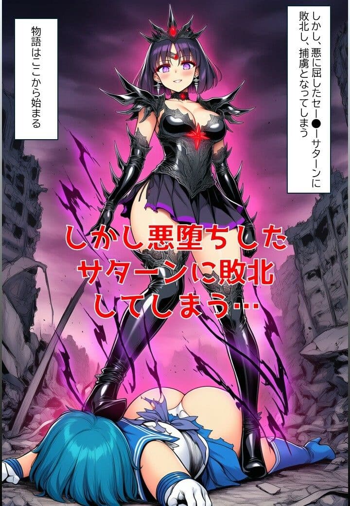 水星戦士の悪堕ち〜セー●ーマーキュリーの受難〜 サンプル 2