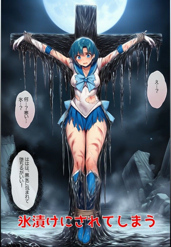 水星戦士の悪堕ち〜セー●ーマーキュリーの受難〜 サンプル 4