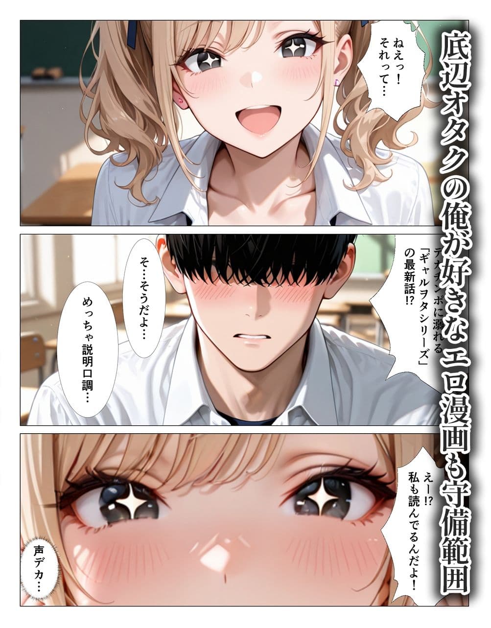 底辺オタクの僕がカースト上位のギャルに素股してもらえたワケ サンプル 2