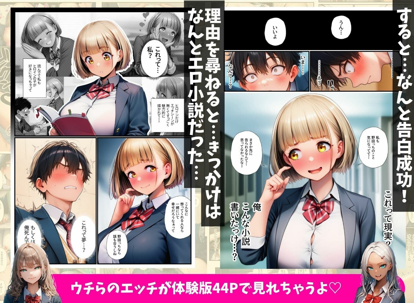 オタクの俺をいじめる一軍ギャル達をエロ小説のネタにしたらホントに中出しセックスできちゃった話 サンプル 8