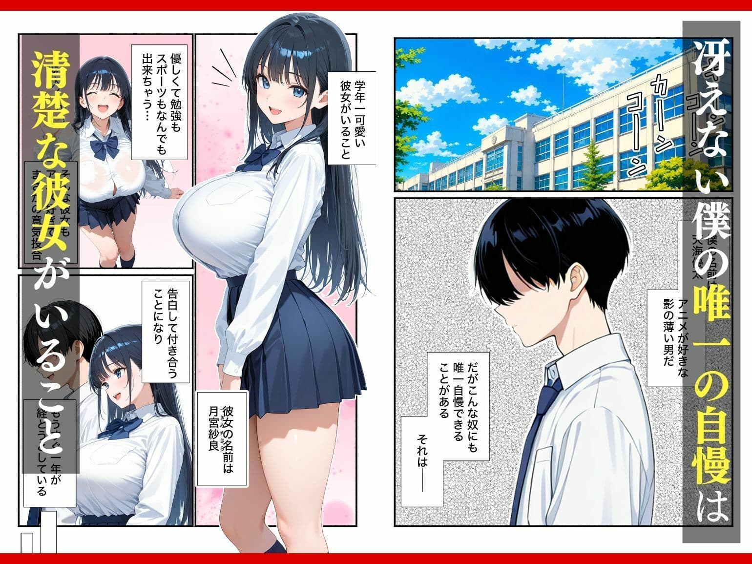 清楚系彼女が寝取られ絶頂しメス堕ちする話 サンプル 1