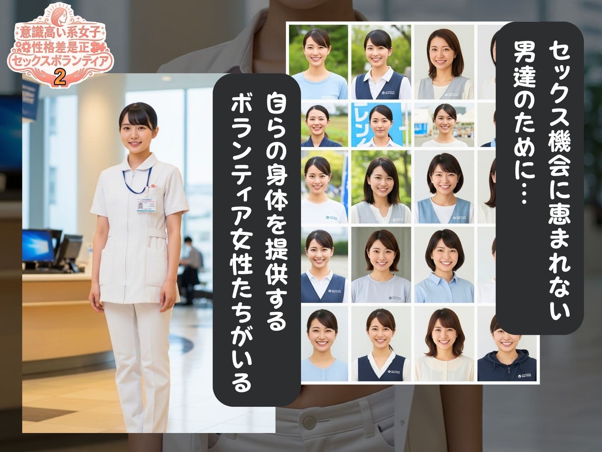 意識高い系女子 性格差是正 セックスボランティア2 サンプル 1