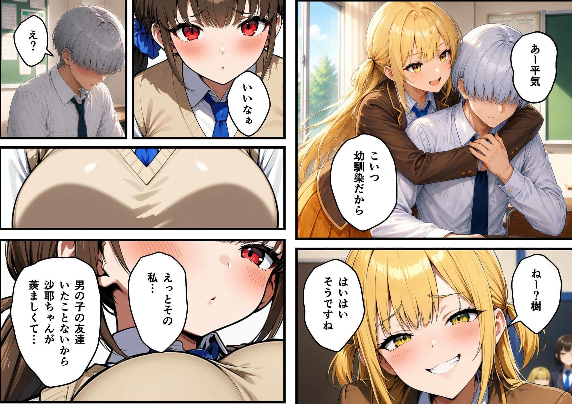 女子校に青一点 サンプル 3