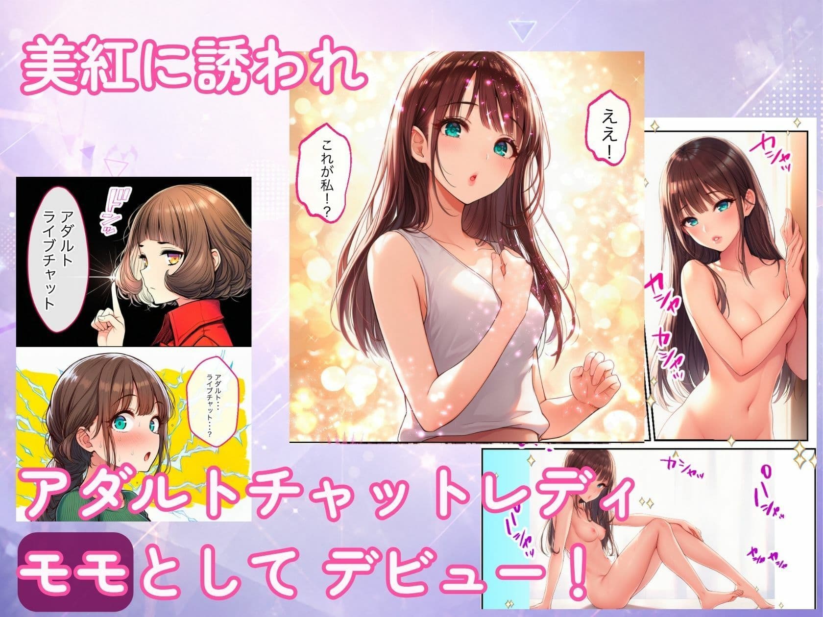 アダルトライブチャットやったら人生変わった（前篇） サンプル 6