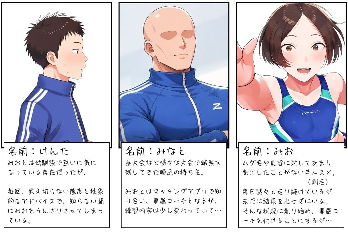 陸上部で1番地味な芋ムスメがコーチの個人レッスンで孕むまで サンプル 1