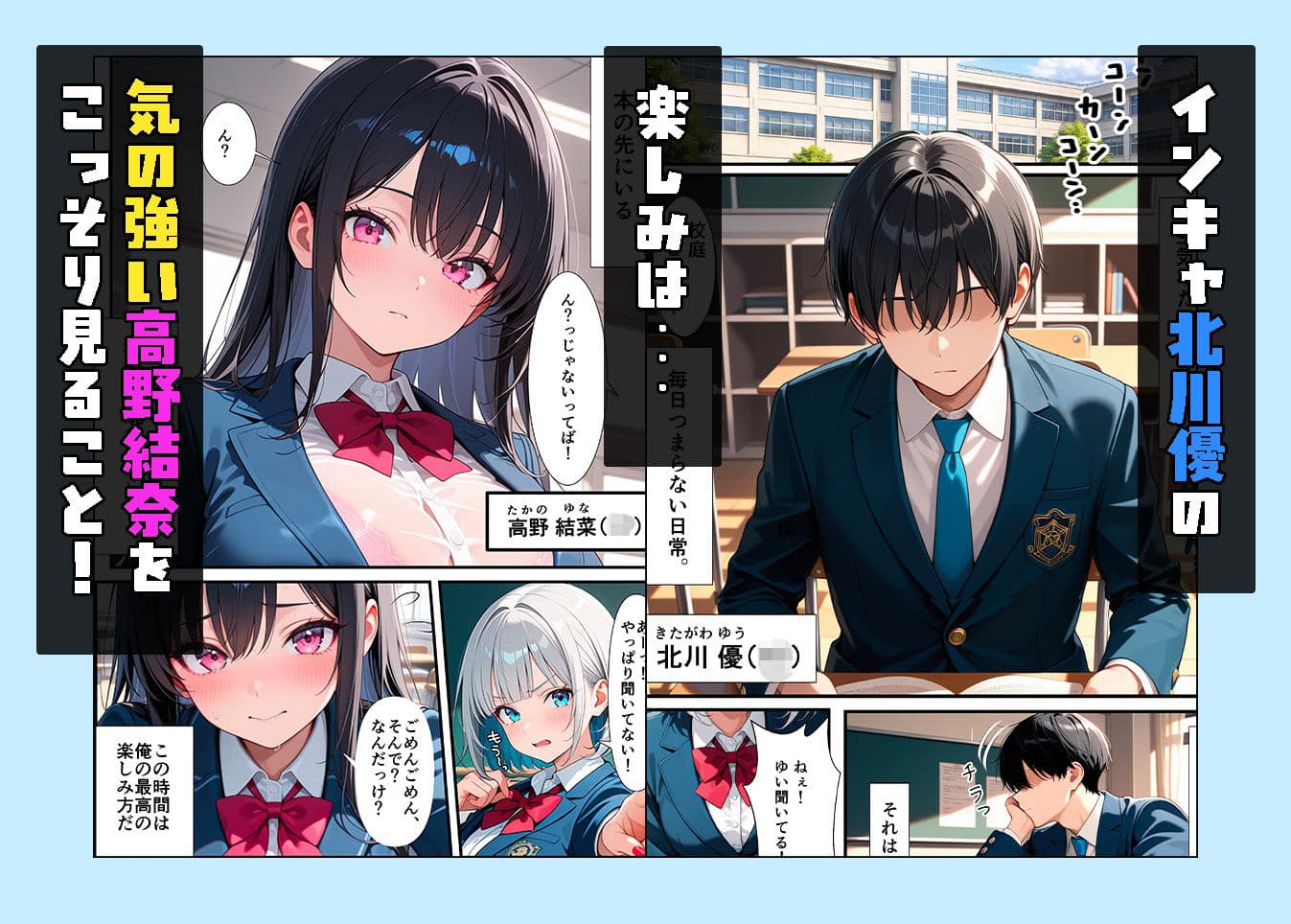 俺を嫌っているクラス1美少女とセックスしないと出られない部屋で中出ししまくった話 サンプル 1