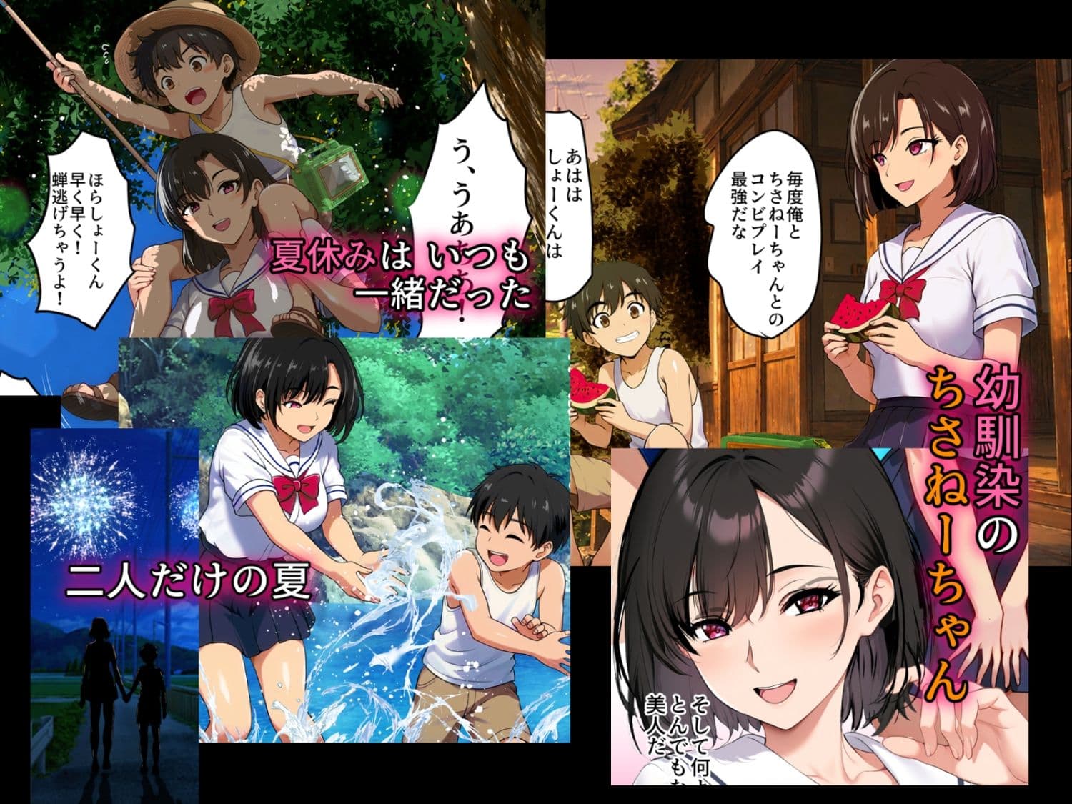 空蝉の唄〜幼馴染の人妻女将と、年に一度の逢瀬〜 サンプル 1