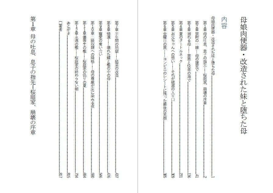 母娘肉便器・改造された妹と堕ちた母 サンプル 1