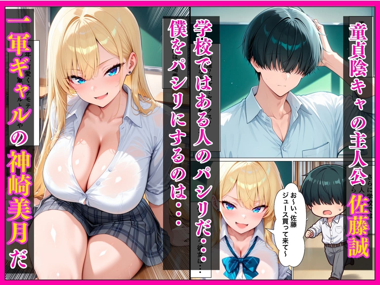 レンタル彼女を呼んだらクラスの一軍ギャルが来た話 サンプル 1