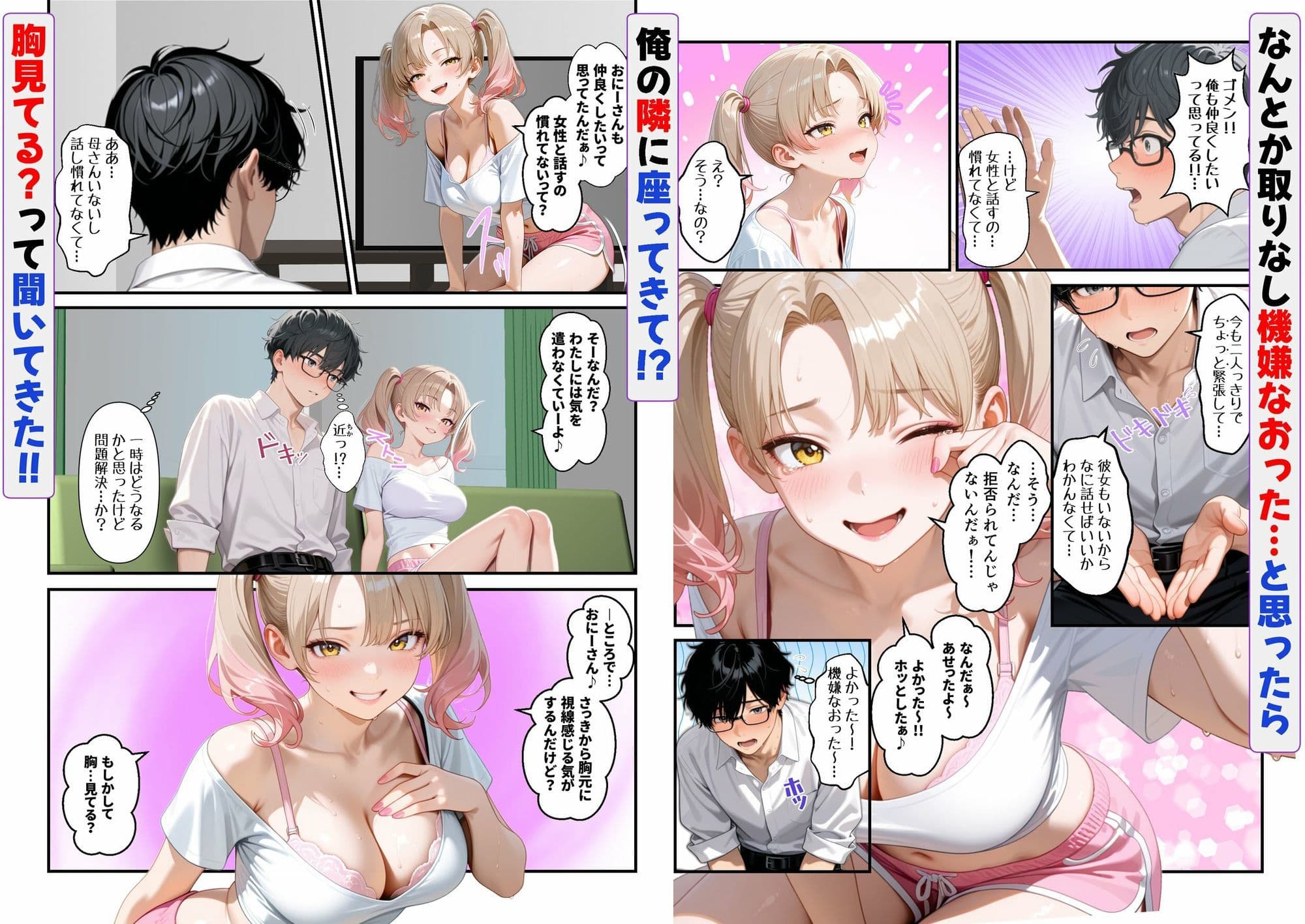 女性が苦手な俺にかわいい巨乳ギャルの義妹ができて一線超えて生ハメ中出しした話 サンプル 8