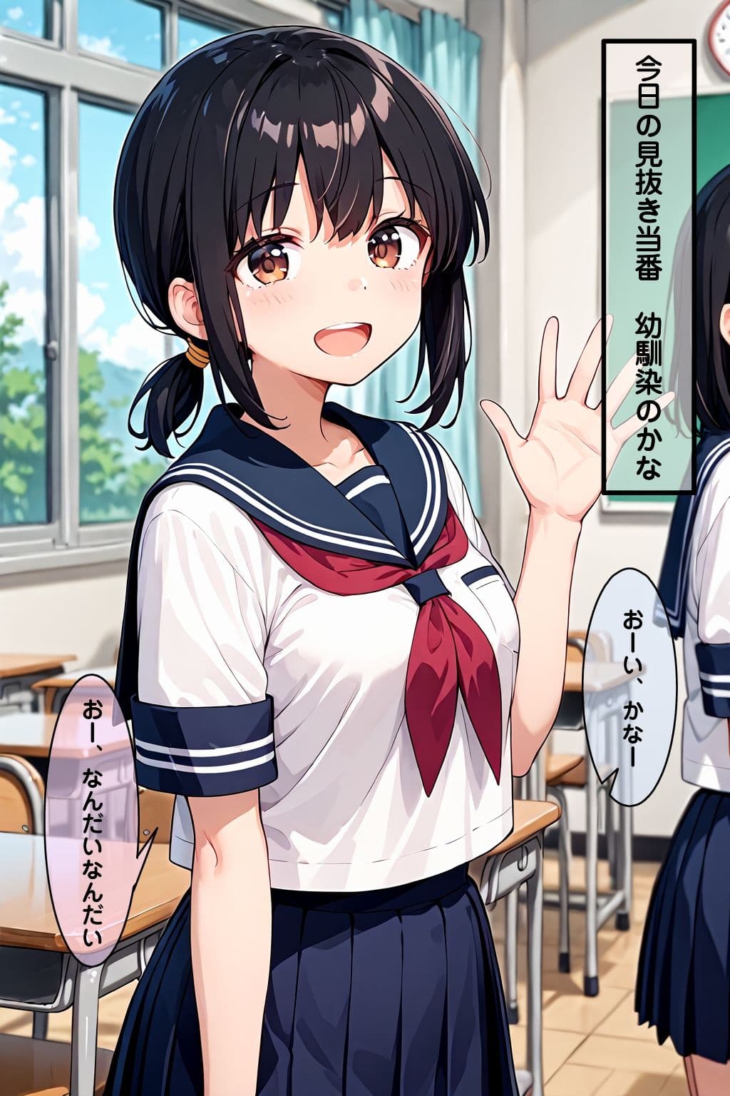 学校で見抜き制度が導入されたので幼馴染で見抜きしたお話 サンプル 1