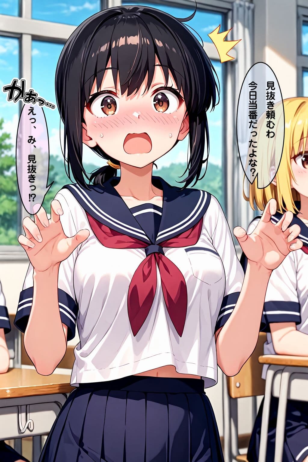 学校で見抜き制度が導入されたので幼馴染で見抜きしたお話 サンプル 2
