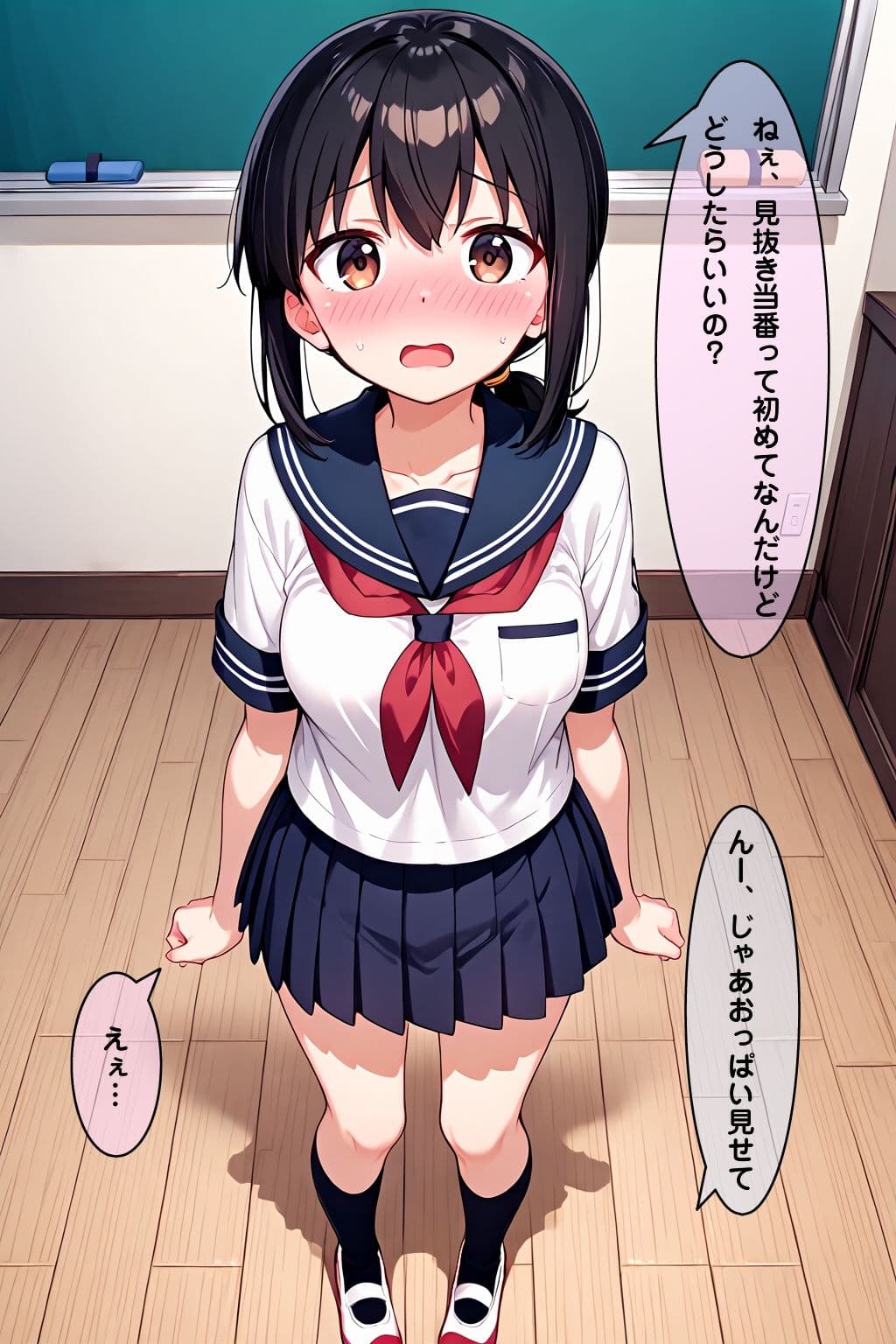 学校で見抜き制度が導入されたので幼馴染で見抜きしたお話 サンプル 3