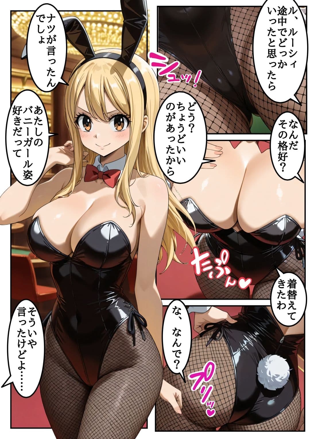【フェ●リーテ●ル】ナ●とルー●ィが欲望を解放する魔法で3ラウンド サンプル 7