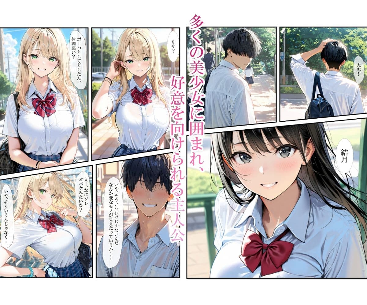 催〇アプリを手にした教師に周囲の美少女を好き放題食い散らかされる話 サンプル 1