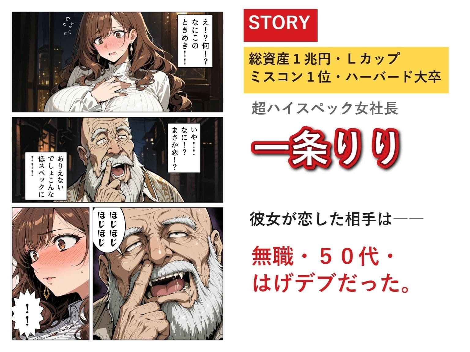 一兆円のメス〜Lカップの女社長との結婚から、全世界のメスを肉便器にするまで〜 サンプル 2
