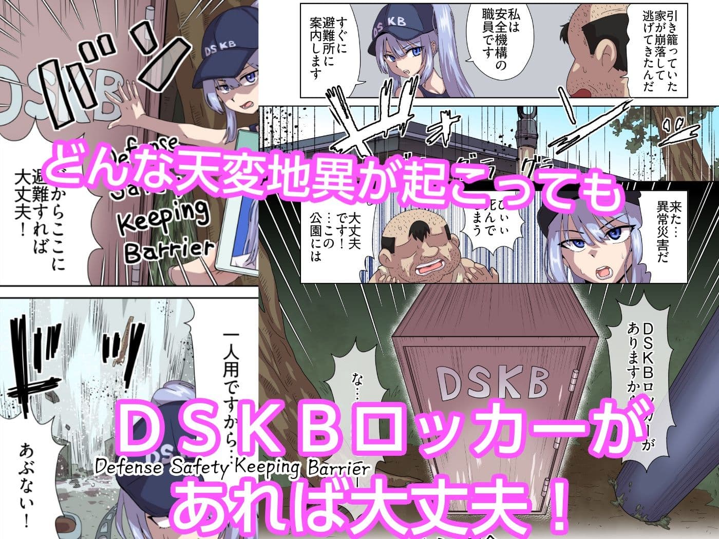 天変地異にも安心・安全DSKBロッカー サンプル 2