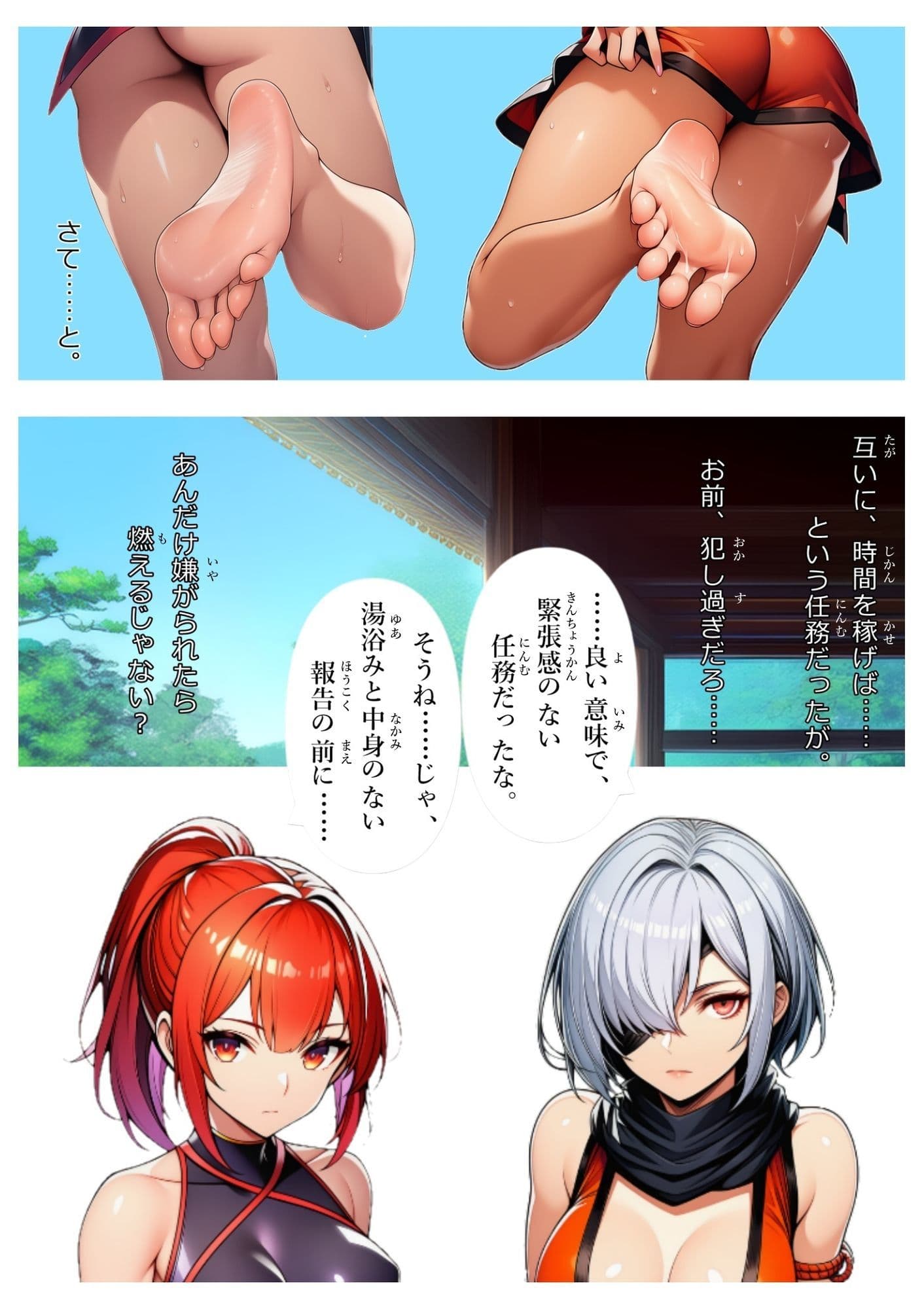 同期のくノ一に責めてもらう サンプル 4