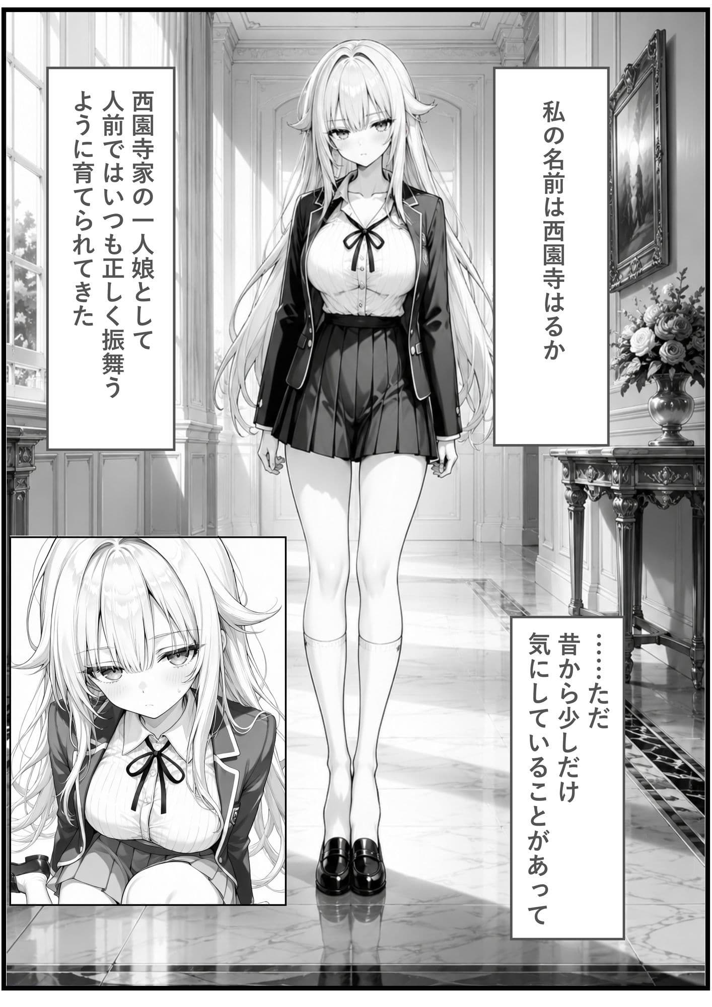 目つきの悪いジト目お嬢様に催●指導は効果ばつぐん! サンプル 1