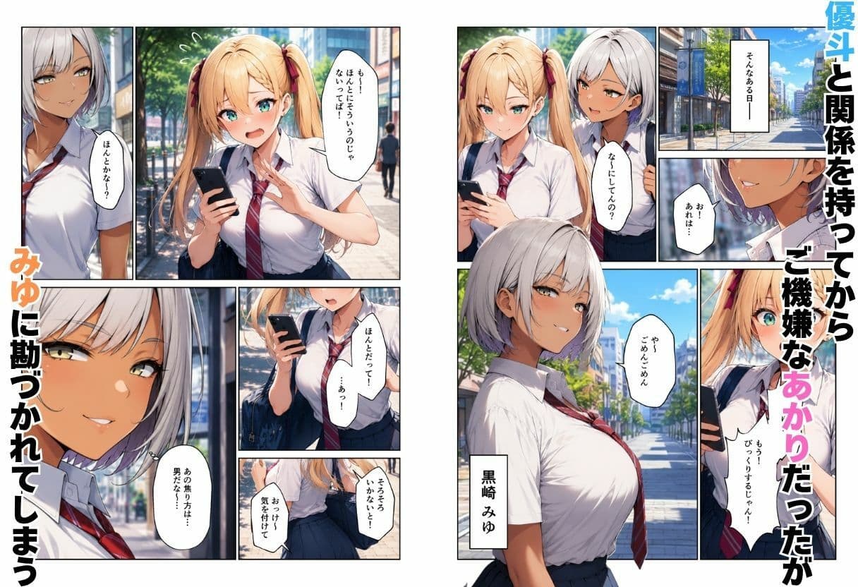 ギャル達とパパ活ハーレムセフレ化してイチャラブエッチ! サンプル 7