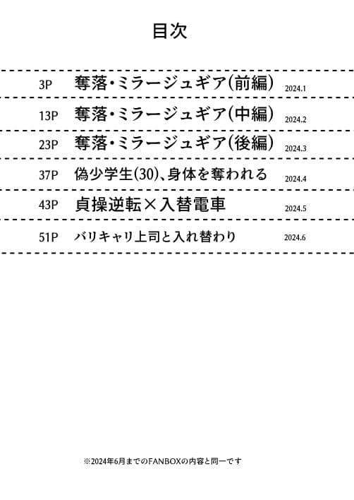 入れ替わり漫画詰め合わせ箱3 サンプル 1