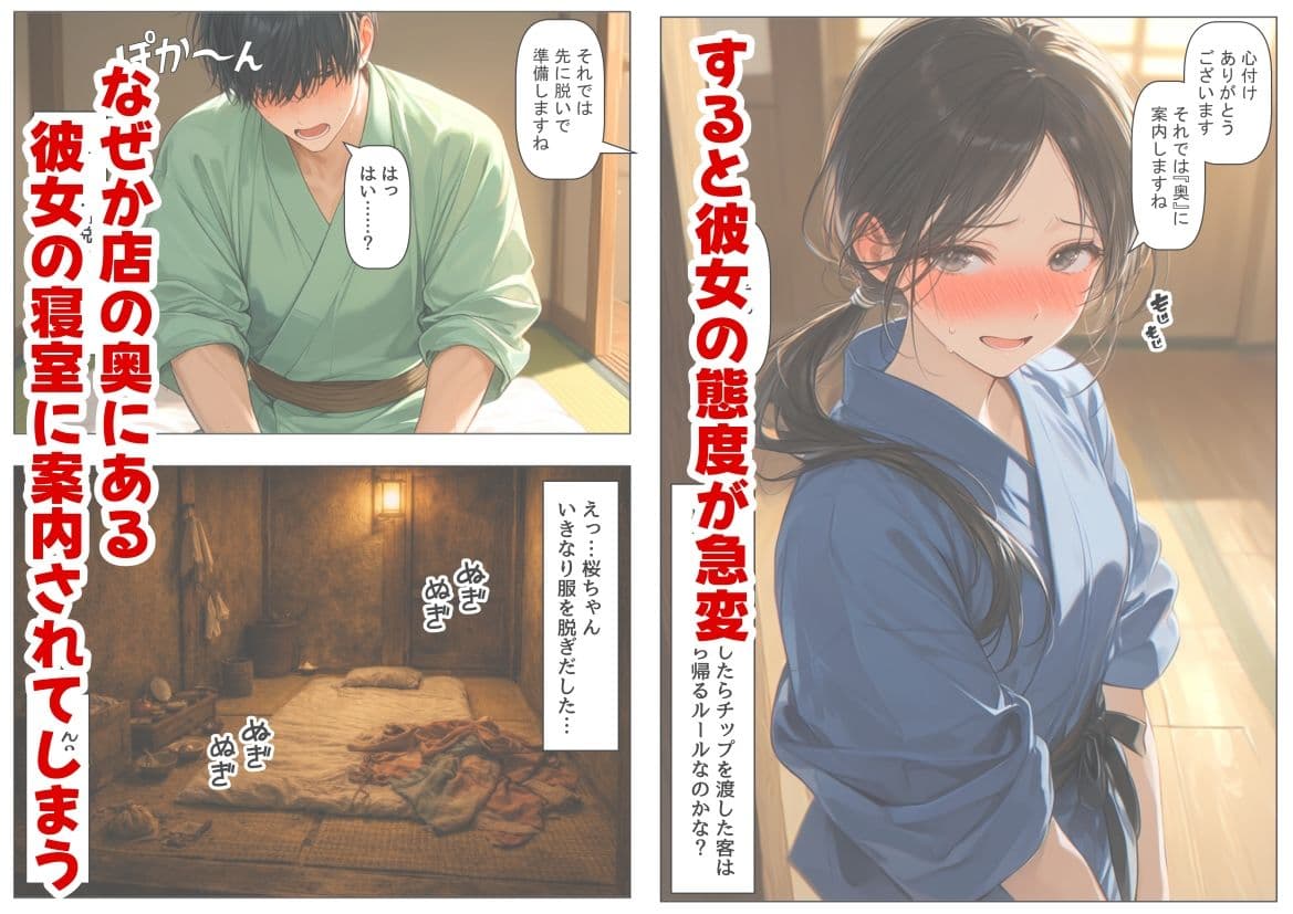 戦国時代に俺が転移したら、飯屋がエロすぎた実話 サンプル 4