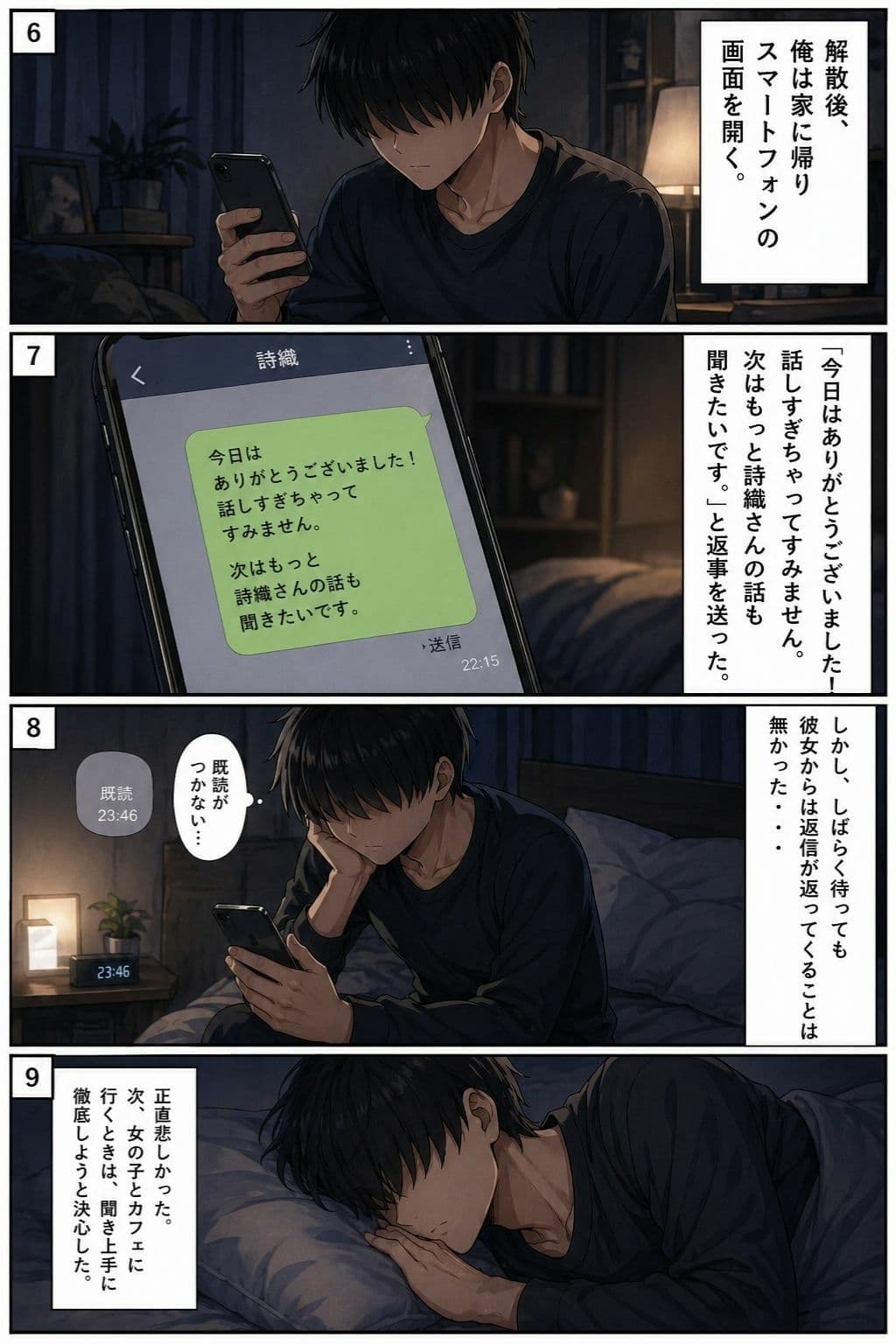 エ〇能力を解放したら最高の夢が見れた件 2（マッチングアプリの大人しめの黒髪ショートカット編） サンプル 5