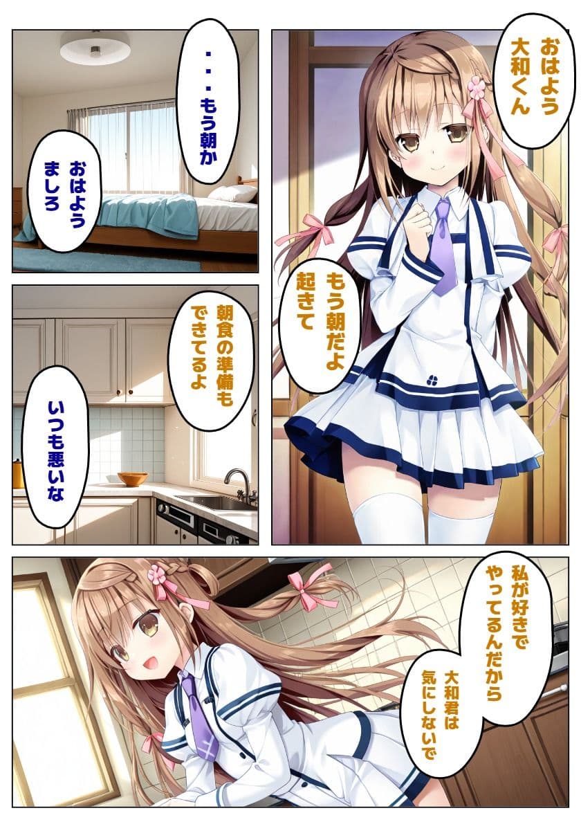 【彼女と俺の恋〇日常】ましろ色の恋は黒ずんで サンプル 2