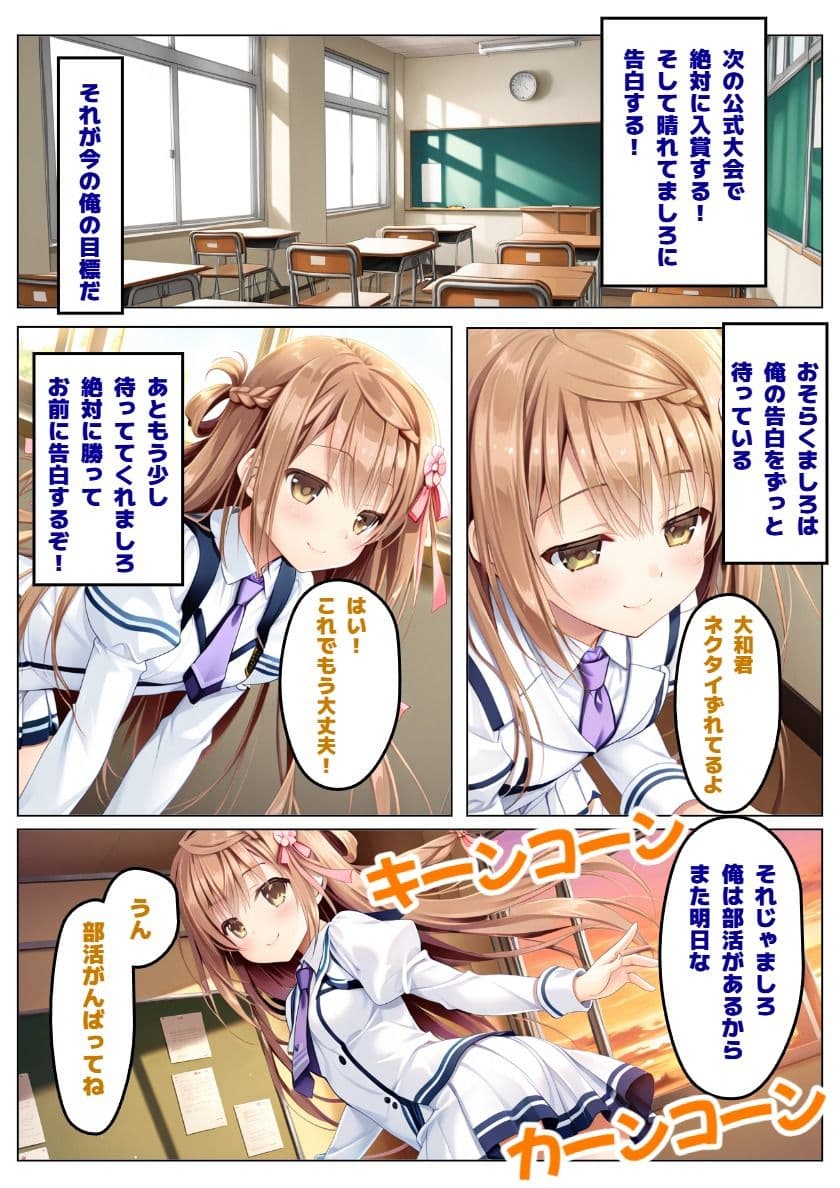【彼女と俺の恋〇日常】ましろ色の恋は黒ずんで サンプル 4