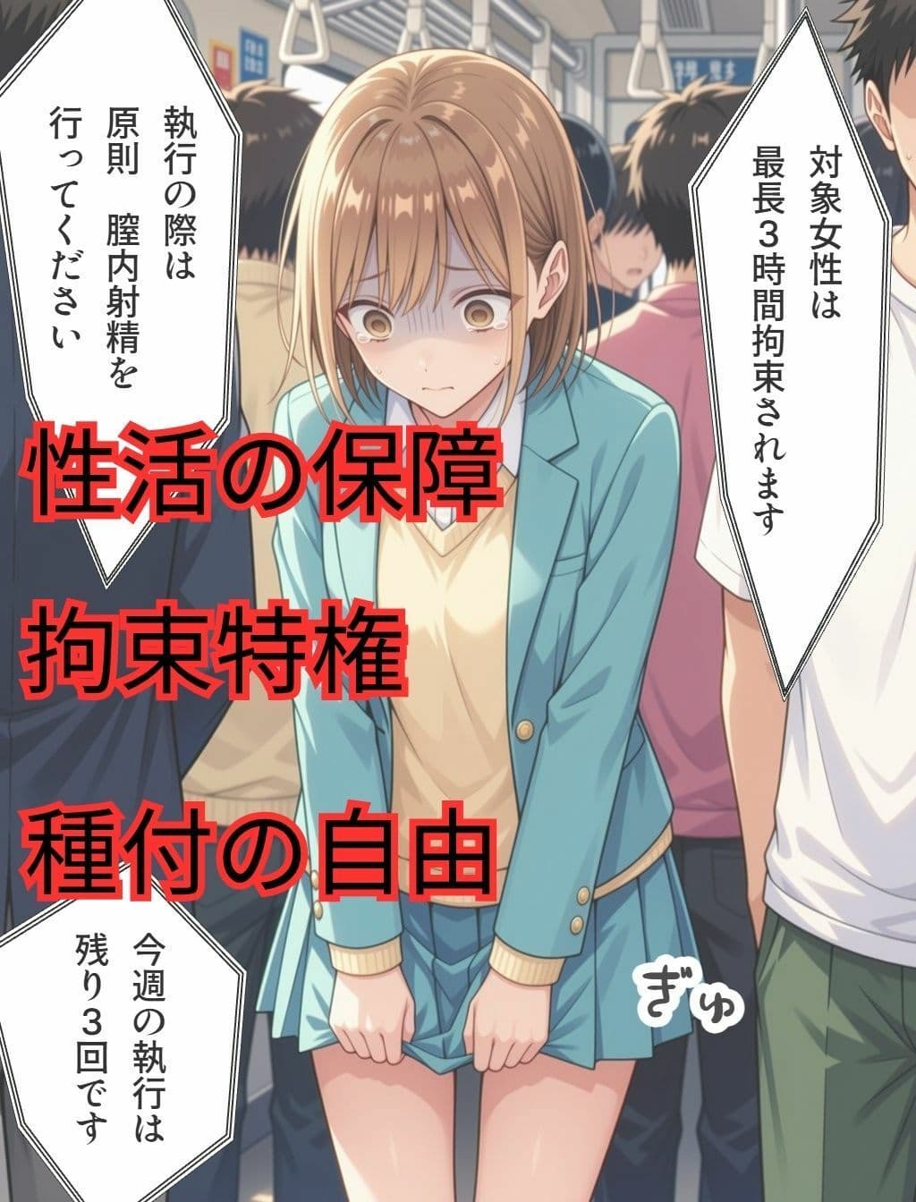 弱者男性救済法(鹿●千夏編) サンプル 5