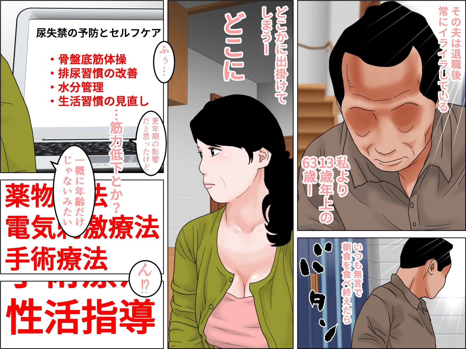 更年期尿もれ問題 サンプル 1
