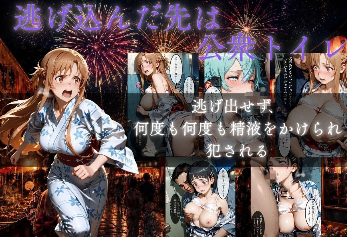 花火大会の帰り道・・・駅で痴●され中出しされる話VOL3 サンプル 3