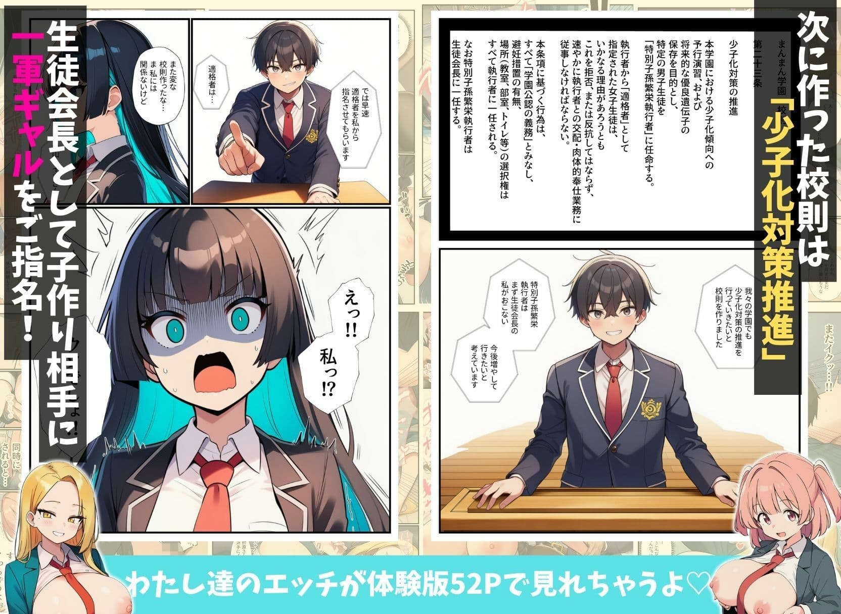 〜名ばかり生徒会長の逆襲〜陰キャの俺をいじめてきた一軍ギャル達を絶対服従させ学園ハーレムを築くまで サンプル 5